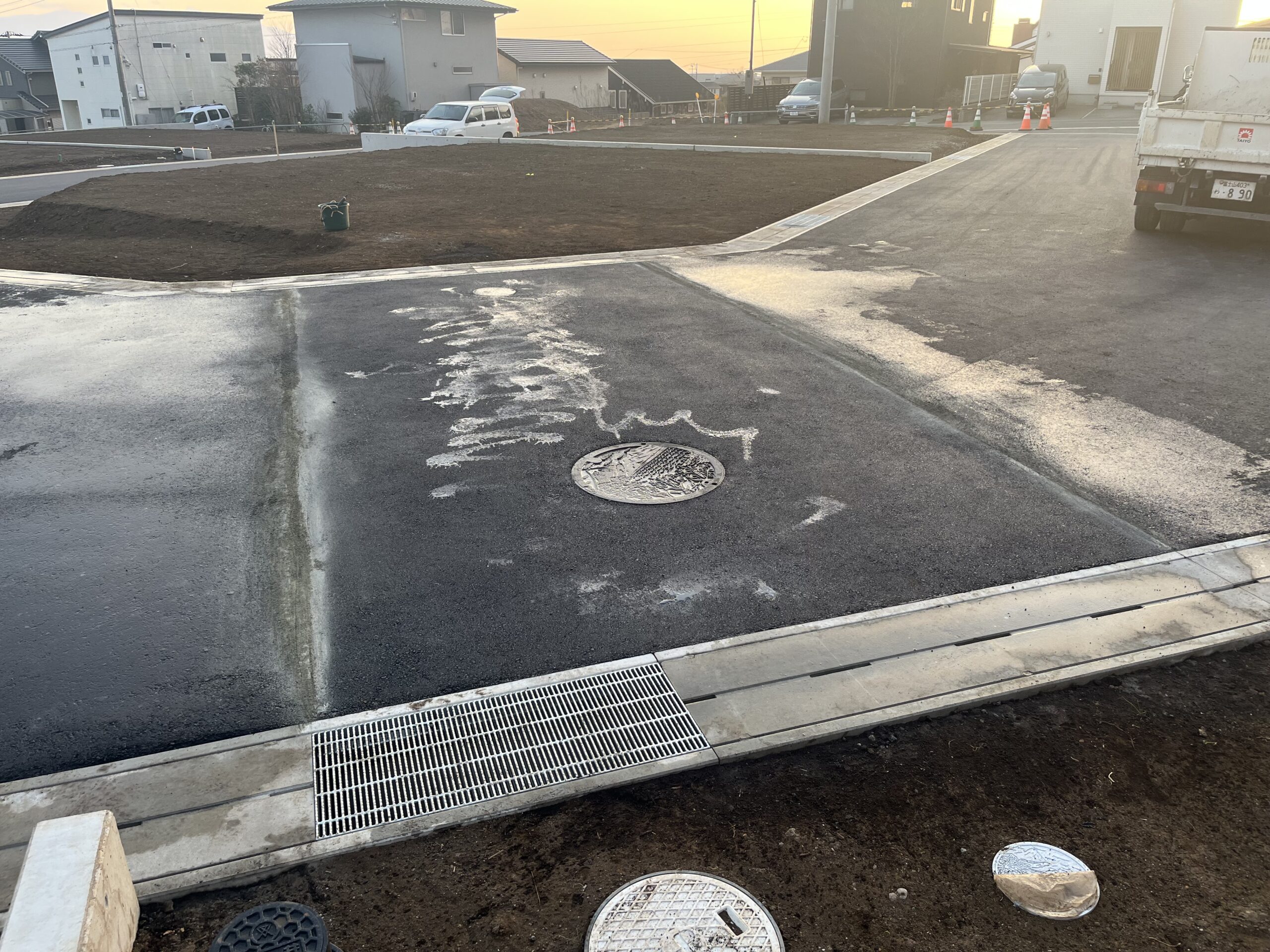 沼津市　アスファルト舗装